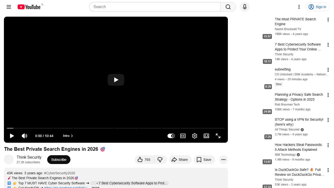 The Best Private Search Engines in 2026 🎯 - YouTube